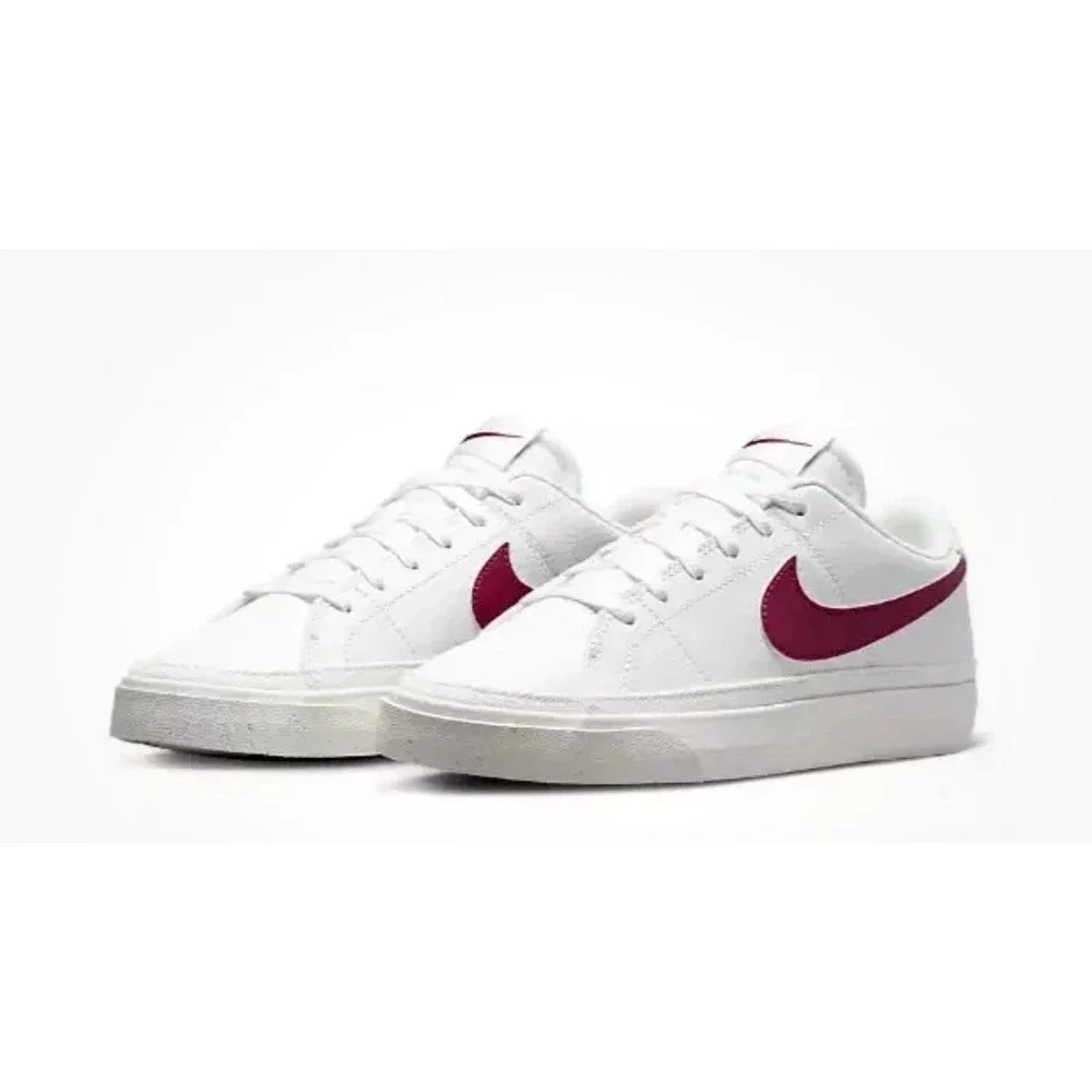 Nike Women Court Legacy Next Nature White Rosewood Sail‎ DH3161 106 Sz-9 New